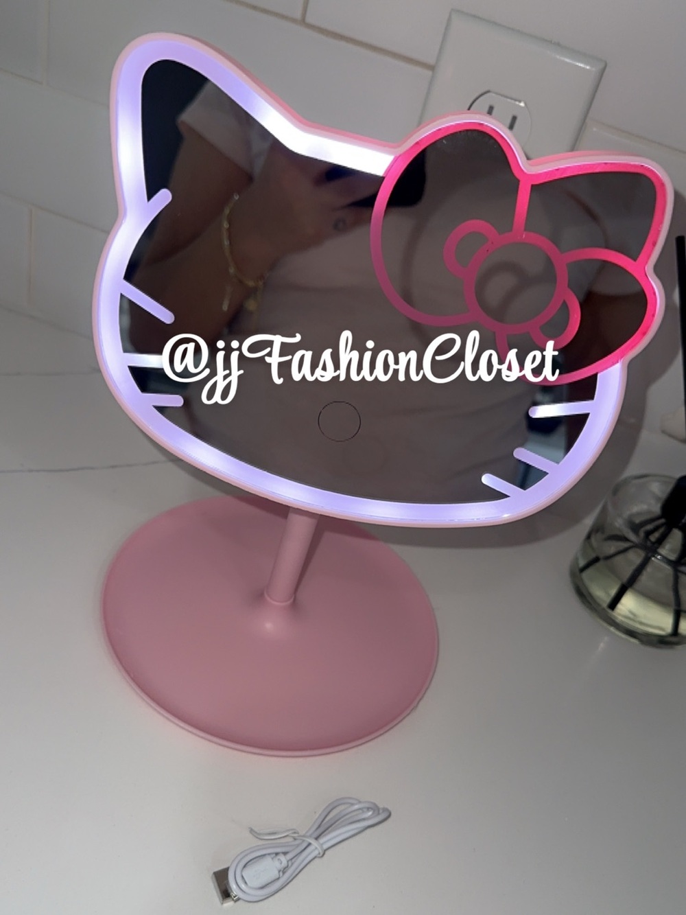Hello Kitty Style  LED  Vanity Mirror